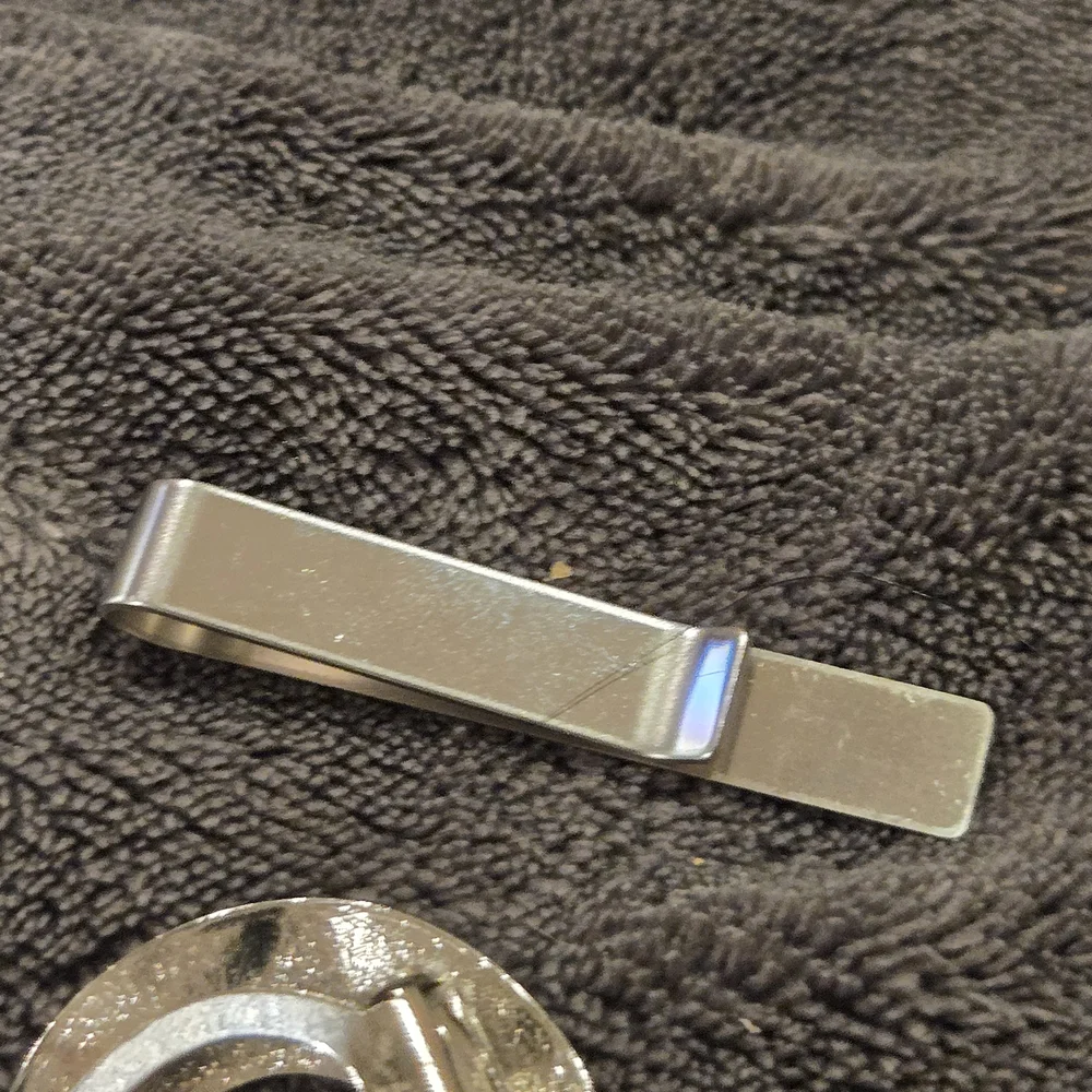 Vintage Money Clips Set of 3. Gold And Silver Tone. 